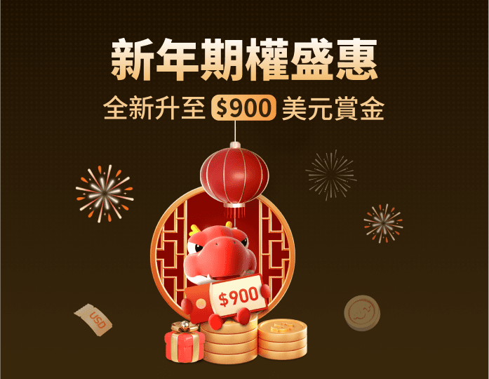 📢1月期權盛惠，豐厚交易回饋，收穫高達$900美元賞金🧧