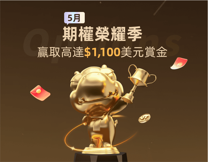 📢期權榮耀季，實力衝榜奪金，贏取高達$1,100美元賞金📢
